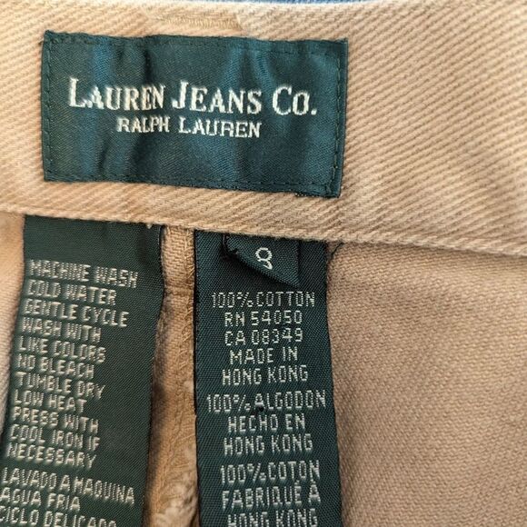 Ralph Lauren Tan Mom High Rise Jeans - Picture 4 of 4